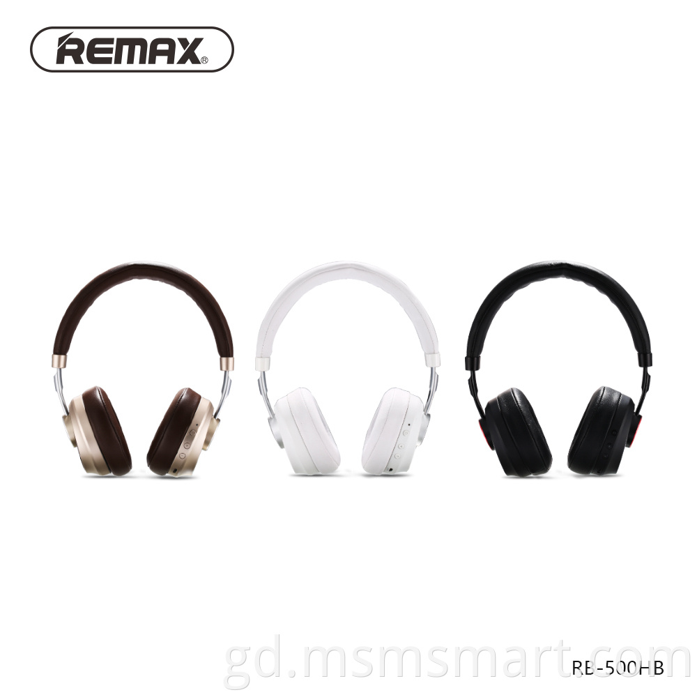 Remax 2021 fuaim reic dìreach factaraidh as ùire a ’cur dheth headset stereo bluetooth